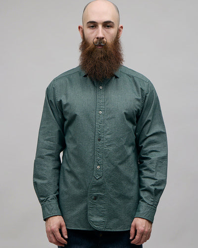Nigel Cabourn British Officers Shirt - Green