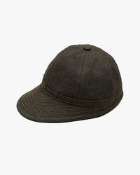 Nigel Cabourn 40s Military Cap Loose Denim - Charcoal
