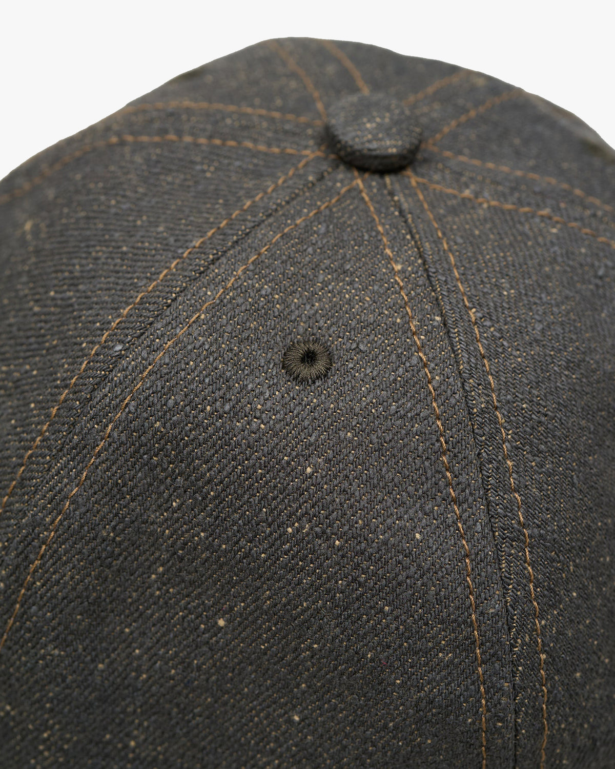 Nigel Cabourn 40s Military Cap Loose Denim - Charcoal