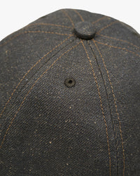Nigel Cabourn 40s Military Cap Loose Denim - Charcoal