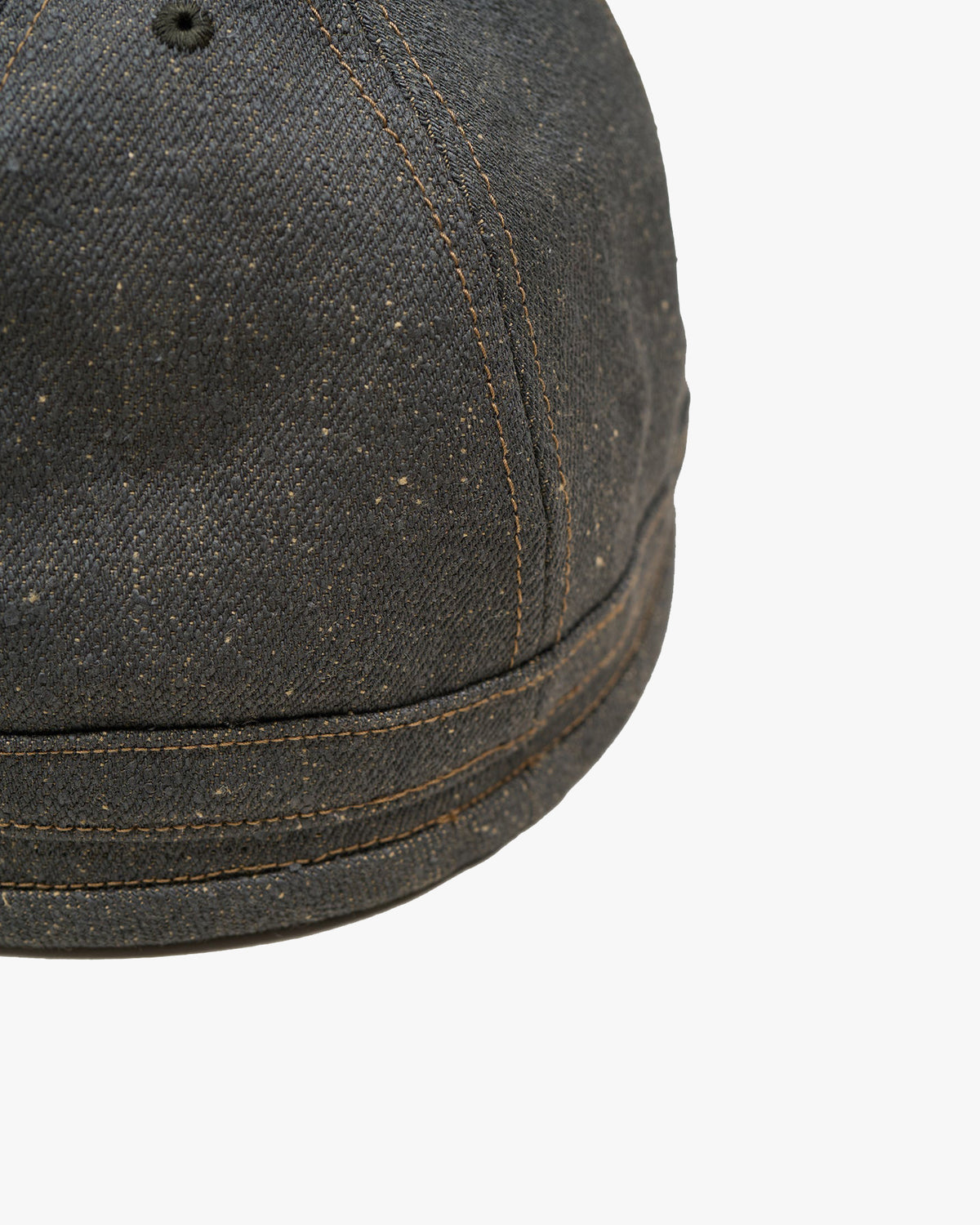 Nigel Cabourn 40s Military Cap Loose Denim - Charcoal