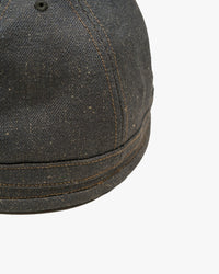 Nigel Cabourn 40s Military Cap Loose Denim - Charcoal