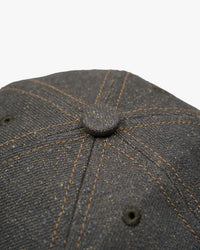 Nigel Cabourn 40s Military Cap Loose Denim - Charcoal