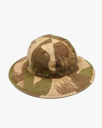 Nigel Cabourn 40s Military Hat Faded Camo - Khaki