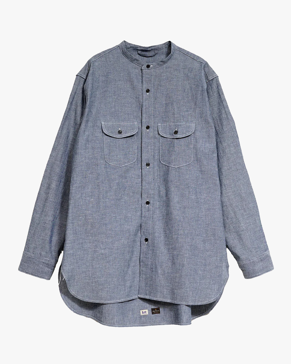 Nigel Cabourn x Lee OX’ed Silver Railway Man Shirt - Indigo