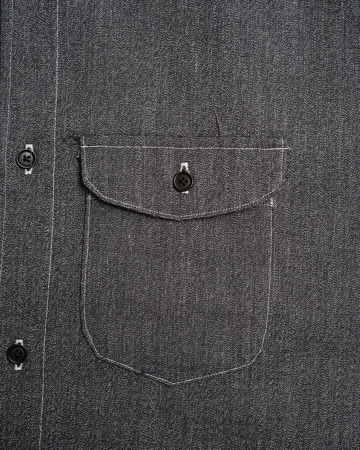 Nigel Cabourn x Lee OX’ed Silver Railway Man Shirt - Charcoal