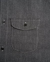 Nigel Cabourn x Lee OX’ed Silver Railway Man Shirt - Charcoal