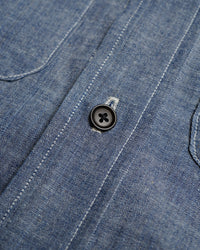 Nigel Cabourn x Lee OX’ed Silver Railway Man Shirt - Indigo