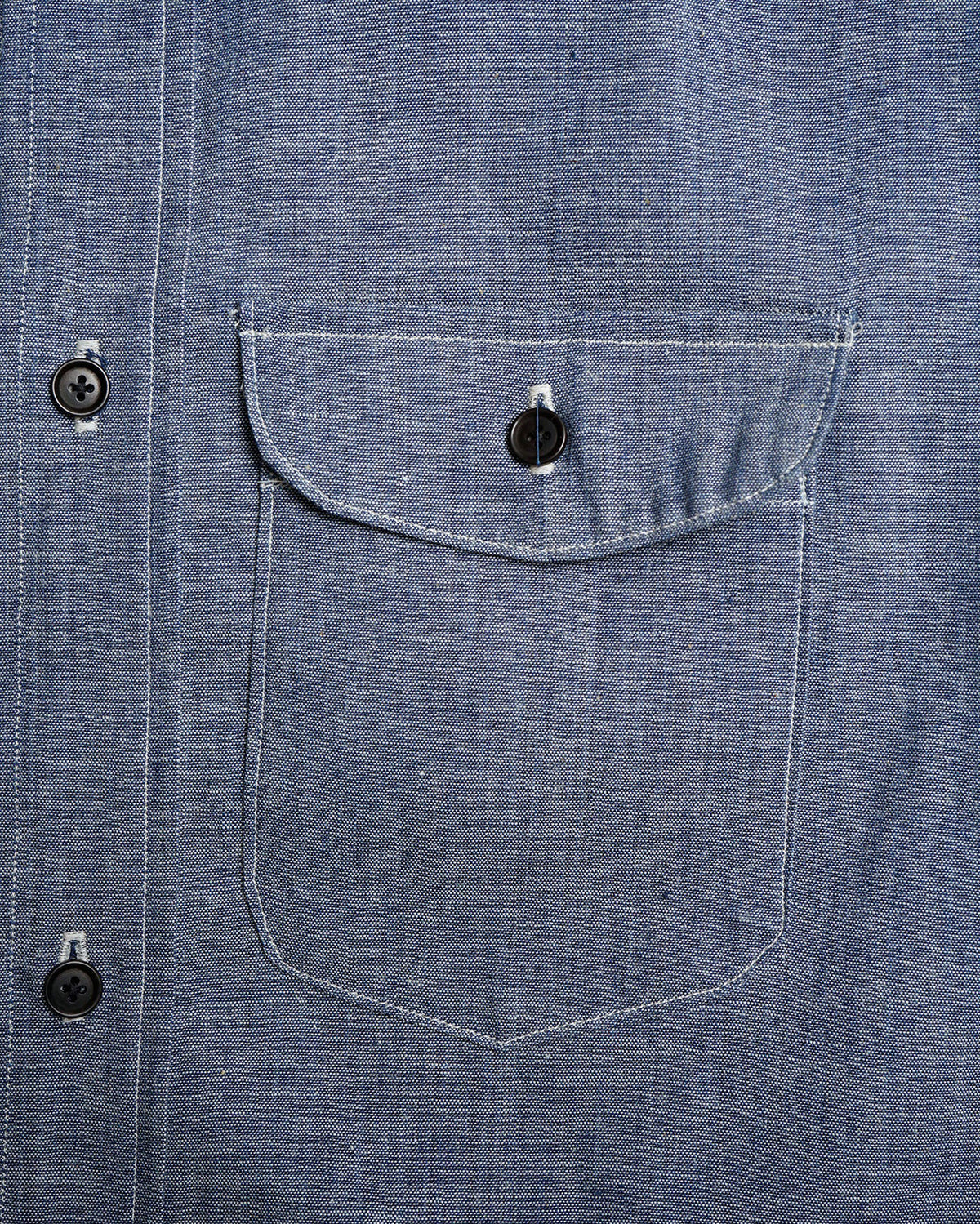 Nigel Cabourn x Lee OX’ed Silver Railway Man Shirt - Indigo
