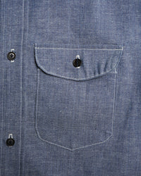 Nigel Cabourn x Lee OX’ed Silver Railway Man Shirt - Indigo
