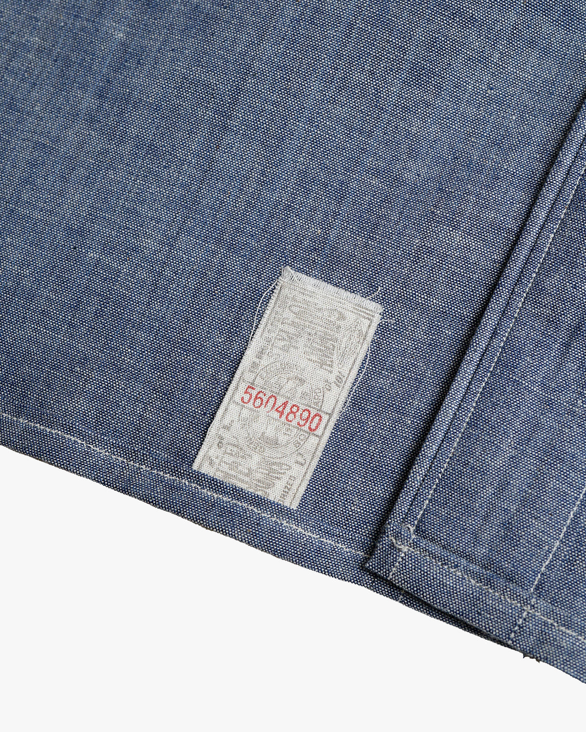 Nigel Cabourn x Lee OX’ed Silver Railway Man Shirt - Indigo