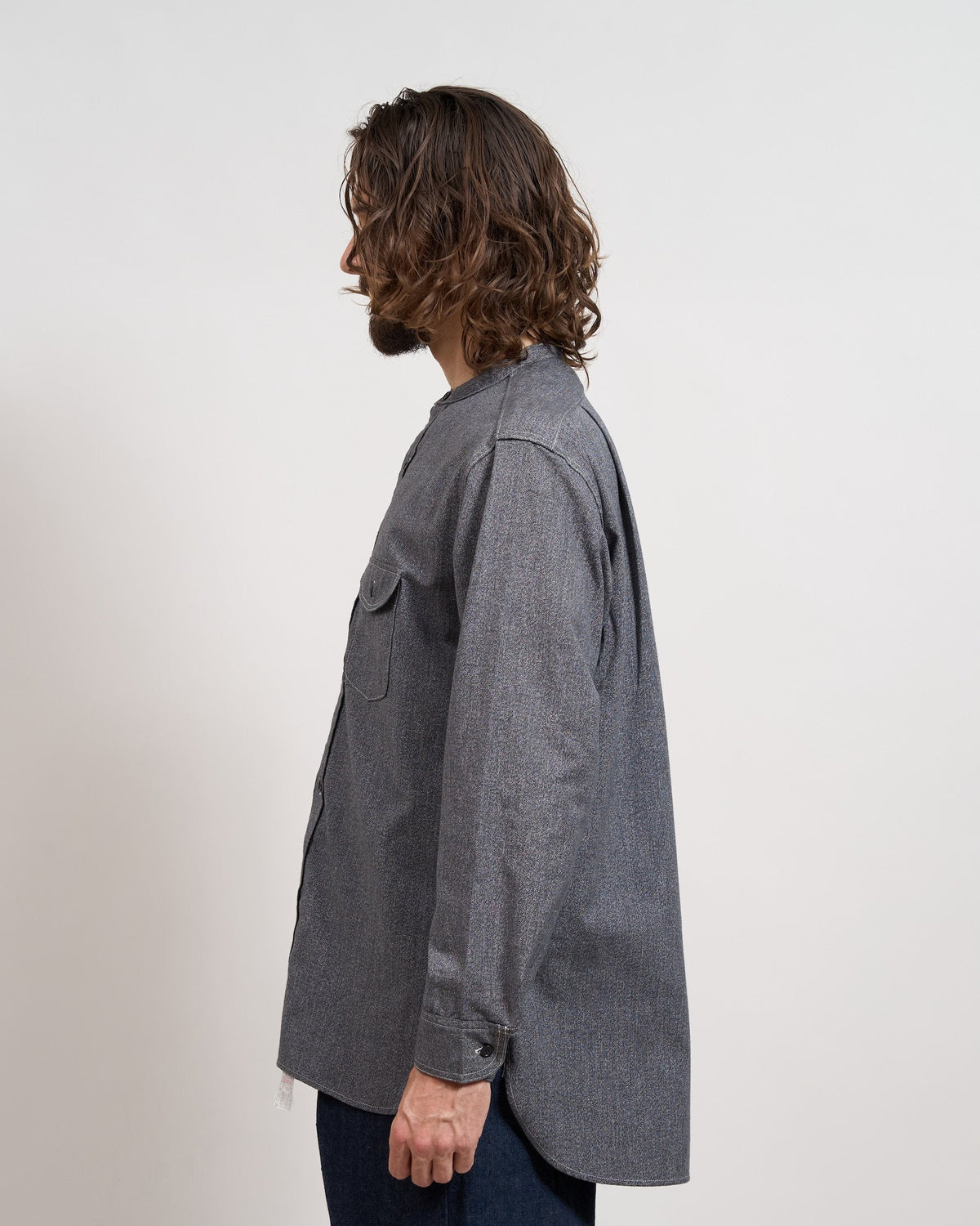 Nigel Cabourn x Lee OX’ed Silver Railway Man Shirt - Charcoal