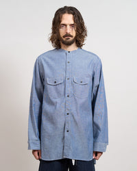 Nigel Cabourn x Lee OX’ed Silver Railway Man Shirt - Indigo