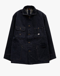 Nigel Cabourn x Lee OX’ed Silver Railway Man Loco Jacket - Indigo | Nigel Cabourn Jackets & Coats | Jeanstore