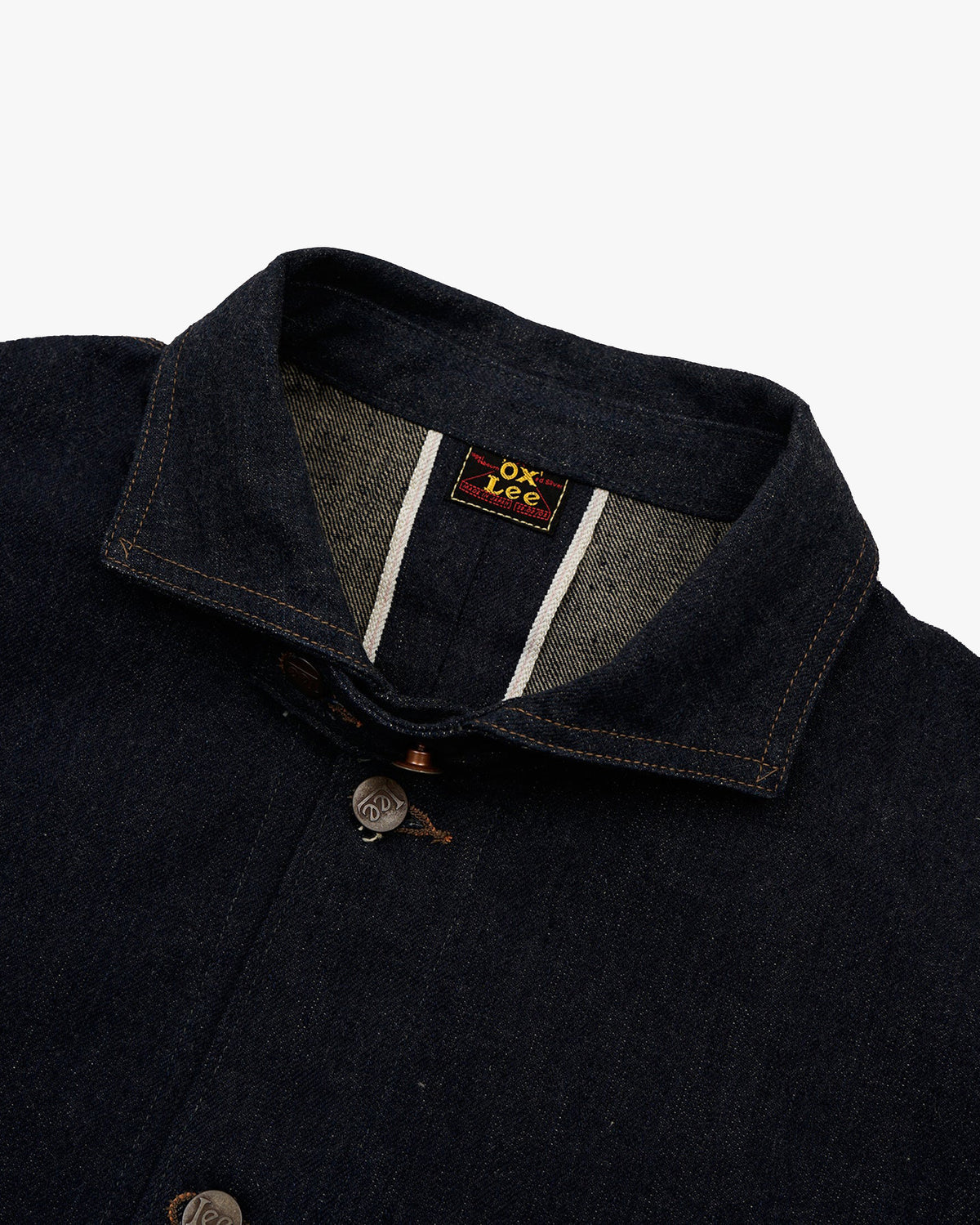 Nigel Cabourn x Lee OX’ed Silver Railway Man Loco Jacket - Indigo | Nigel Cabourn Jackets & Coats | Jeanstore