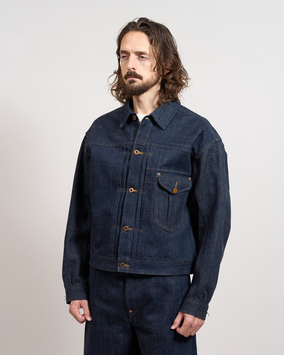 Nigel Cabourn x Lee OX’ed Silver Ranch Worker 101J Jacket - Indigo