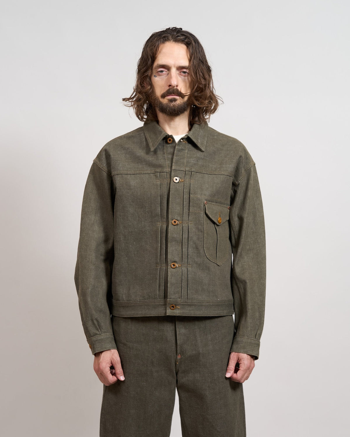 Nigel Cabourn x Lee OX’ed Silver Ranch Worker 101J Jacket - Green