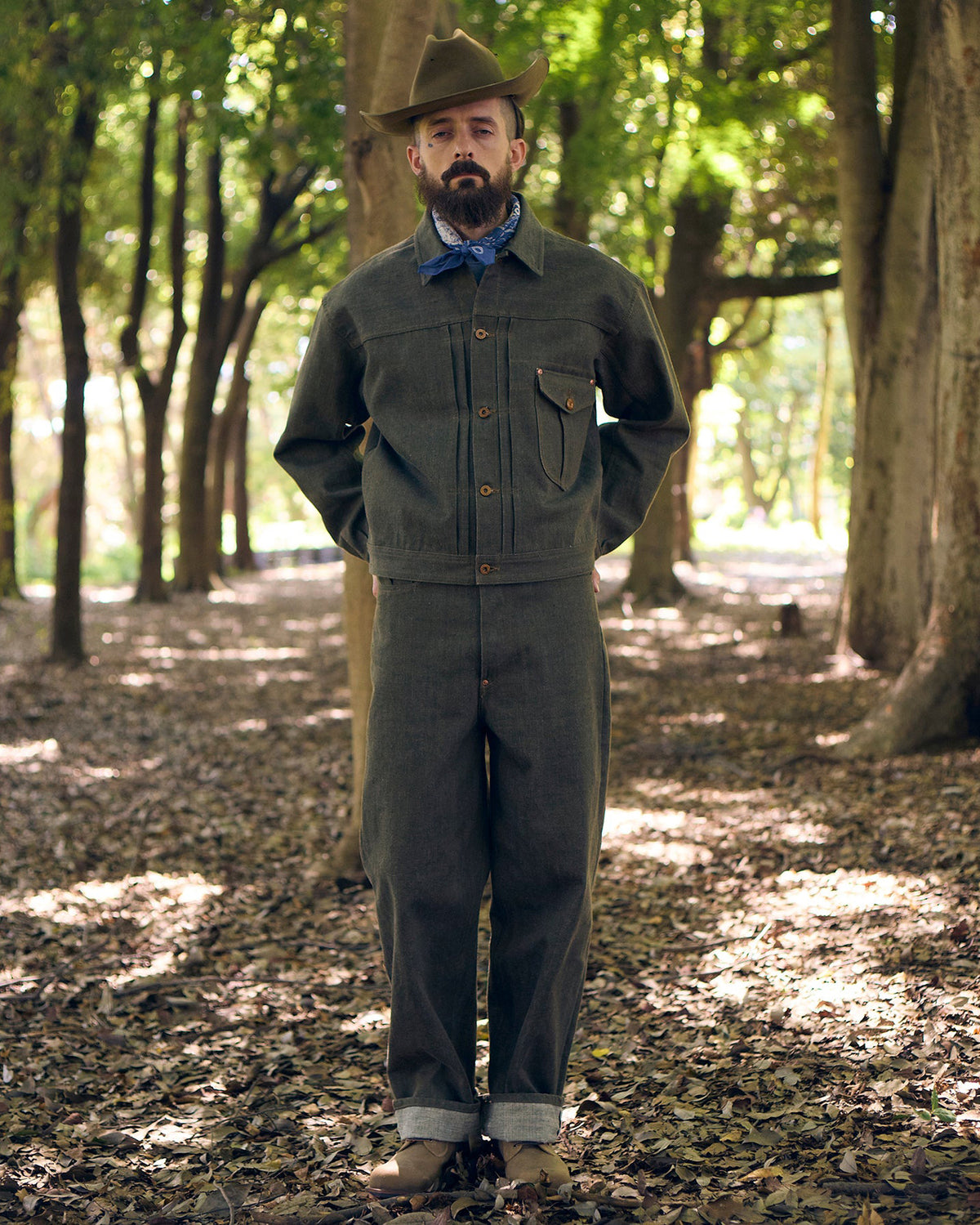 Nigel Cabourn x Lee OX’ed Silver Ranch Worker 101B Pant - Indigo