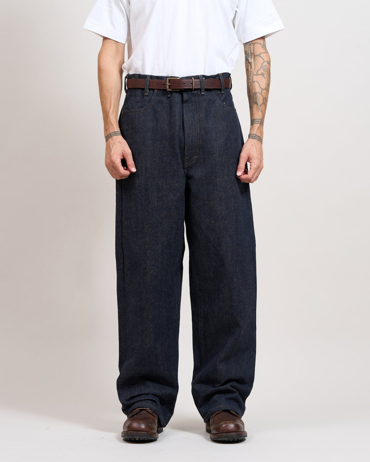 Nigel Cabourn x Lee OX’ed Silver Rodeo Clown 101Z Jeans - Indigo