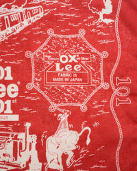 Nigel Cabourn x Lee OX’ed Silver 101 Bandana - Red