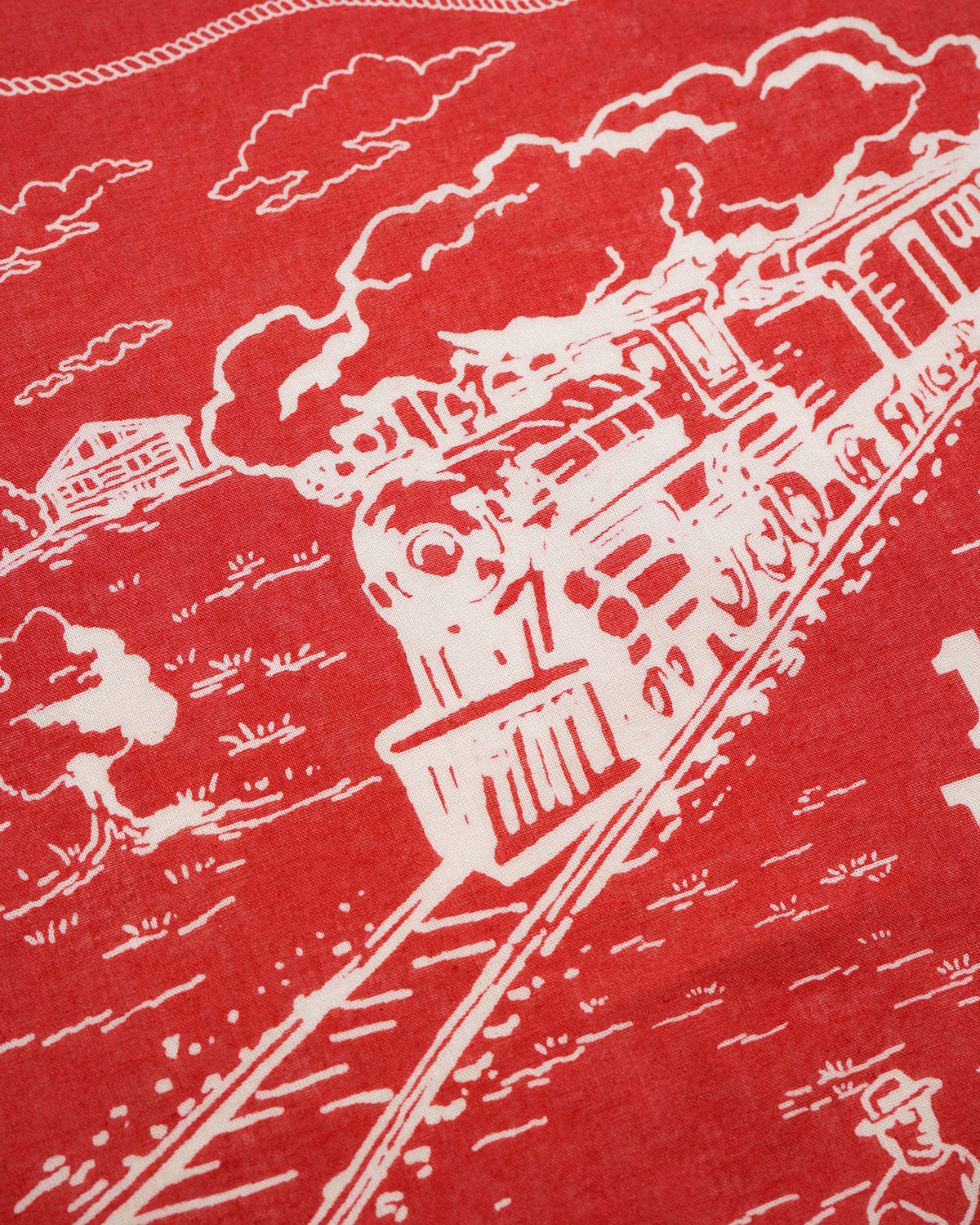 Nigel Cabourn x Lee OX’ed Silver 101 Bandana - Red