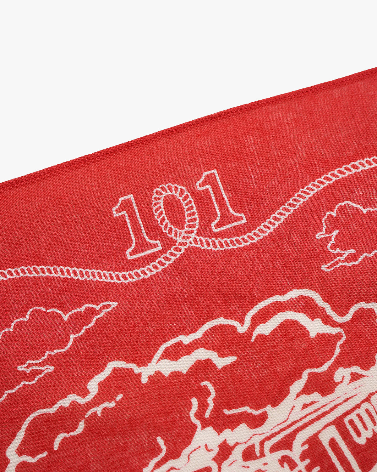 Nigel Cabourn x Lee OX’ed Silver 101 Bandana - Red