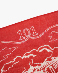 Nigel Cabourn x Lee OX’ed Silver 101 Bandana - Red