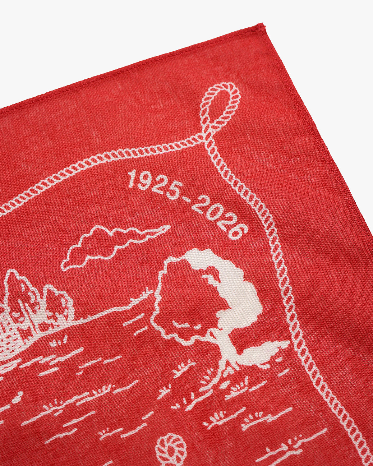 Nigel Cabourn x Lee OX’ed Silver 101 Bandana - Red
