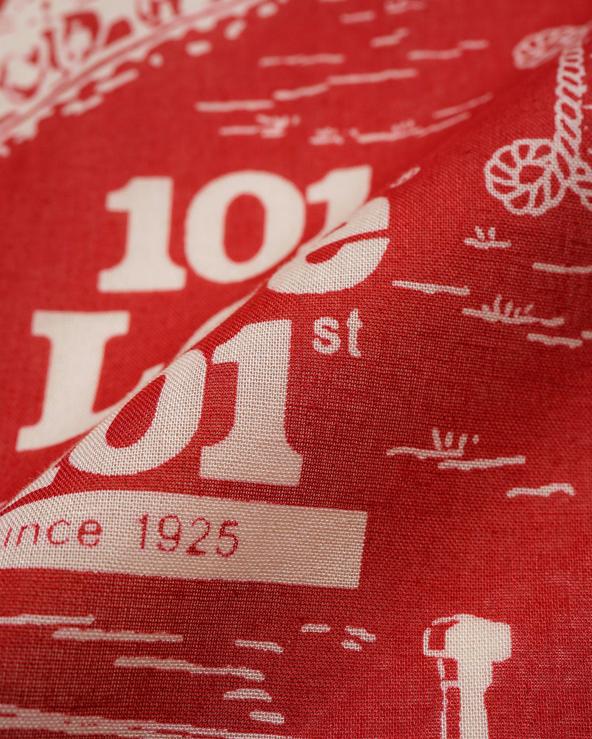 Nigel Cabourn x Lee OX’ed Silver 101 Bandana - Red