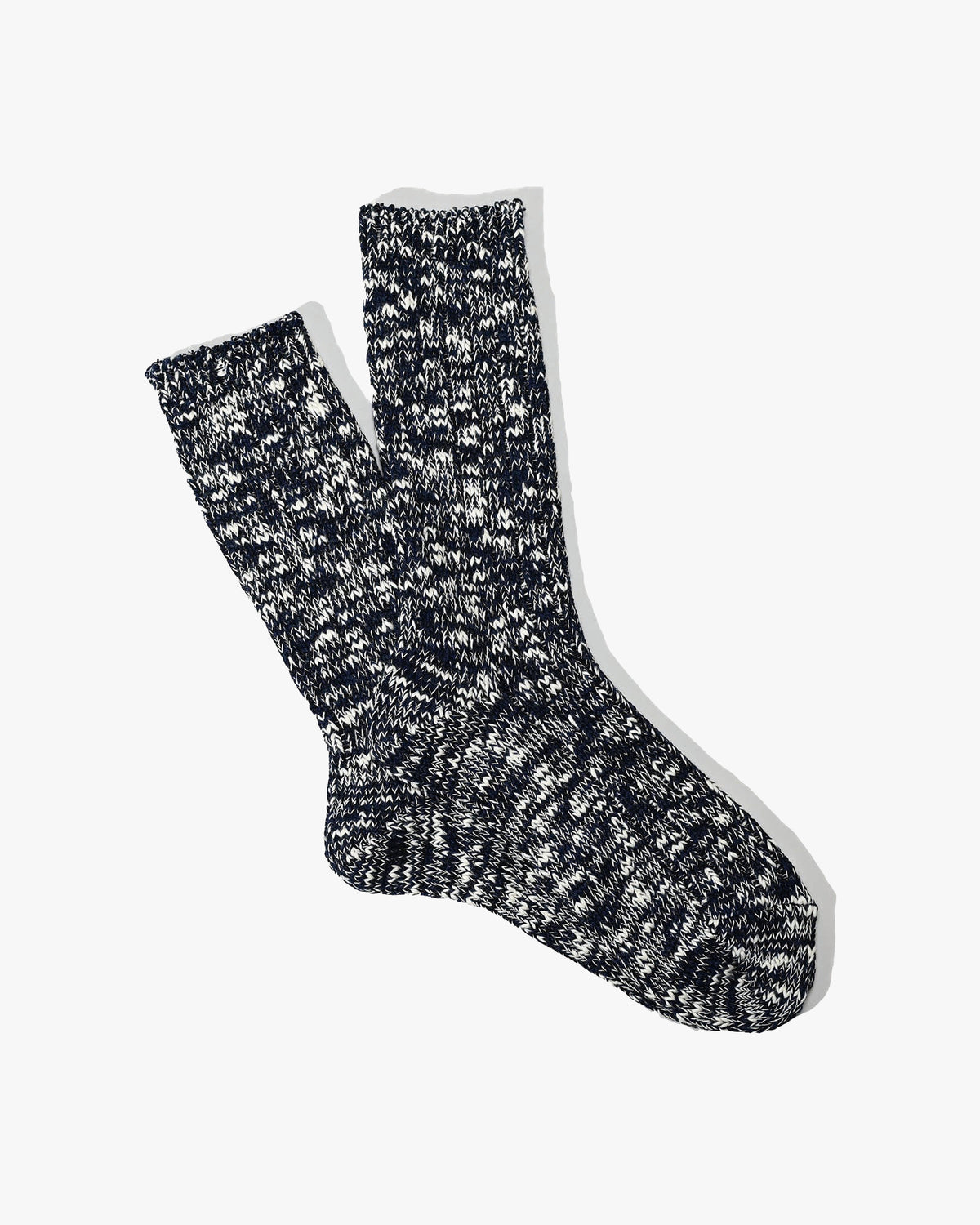 Anonymous Ism Classic Slub Crew Socks - Navy | Anonymous Ism Socks | JEANSTORE