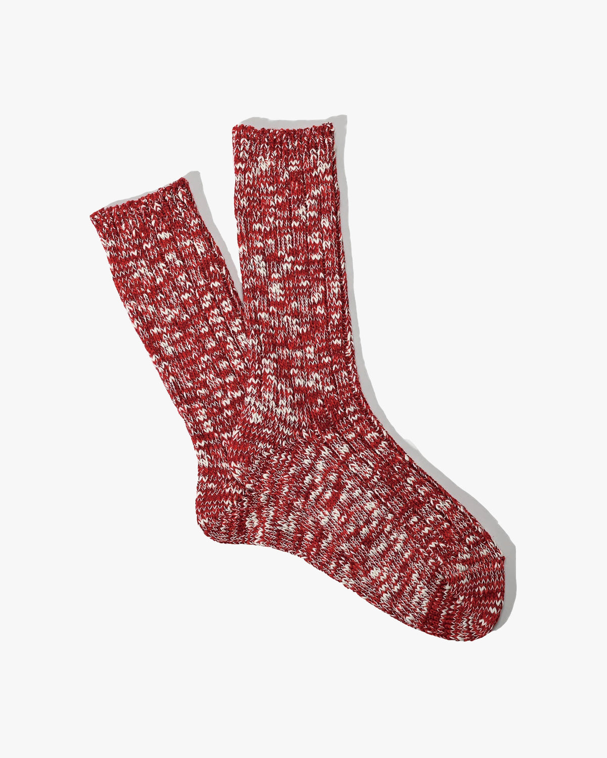 Anonymous Ism Classic Slub Crew Socks - Red