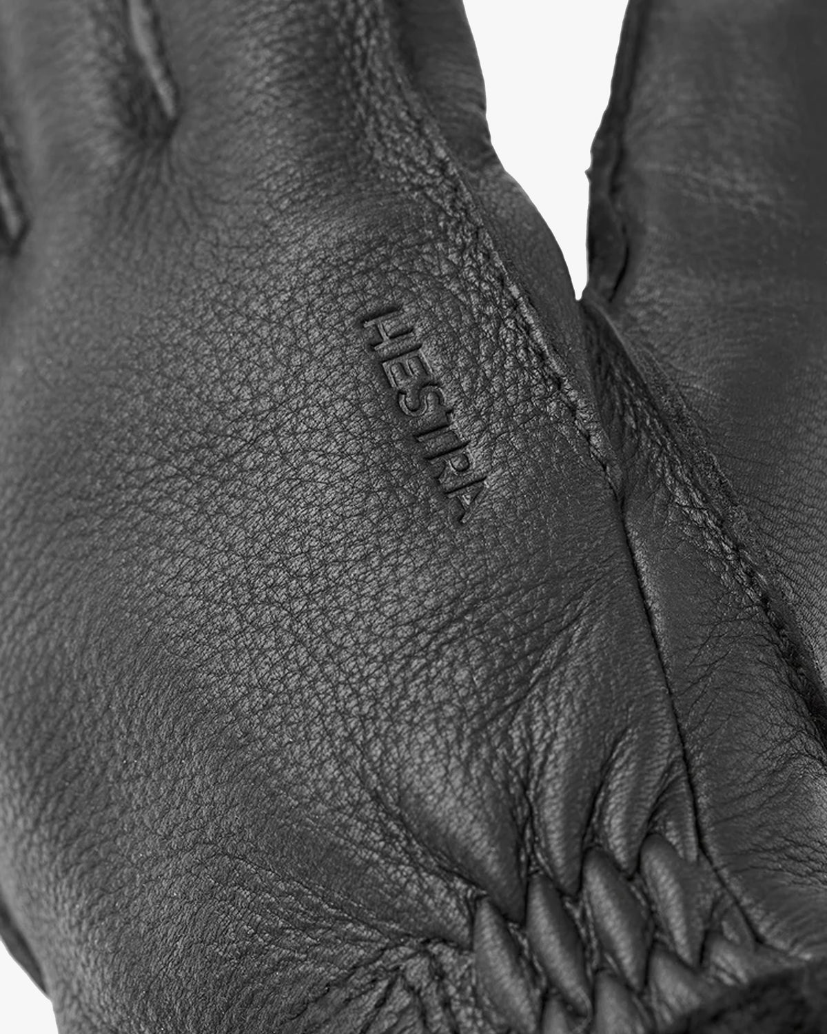 Hestra Deerskin Primaloft Rib Gloves - Black