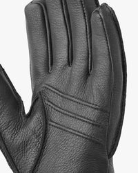 Hestra Deerskin Primaloft Rib Gloves - Black