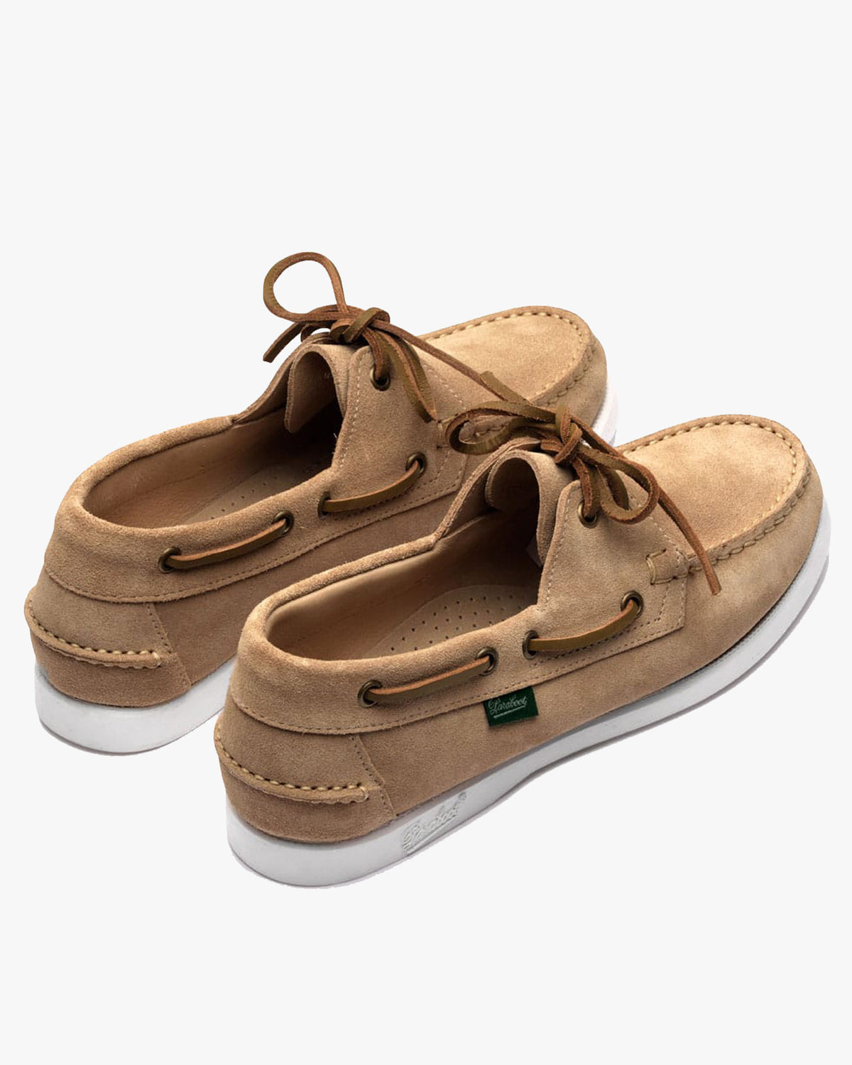 Paraboot Barth Shoe - Beige Velvet / Marine Blanc
