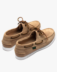Paraboot Barth Shoe - Beige Velvet / Marine Blanc