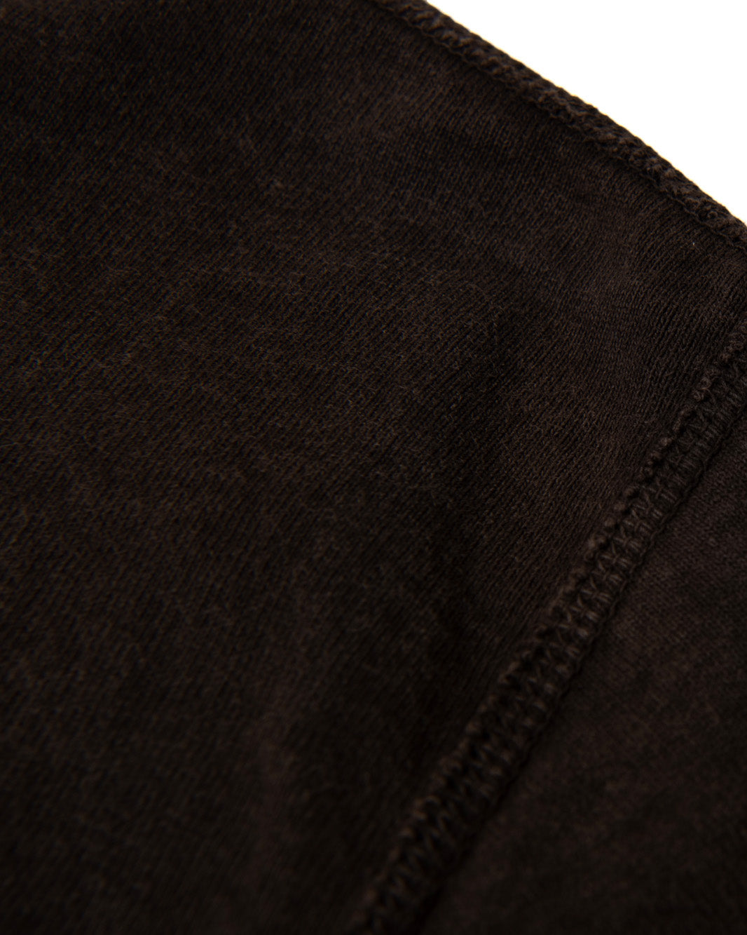 Studio D'Artisan 8198 Amami Mud-Dyed Loopwheeled T-Shirt - Dark Brown
