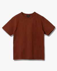 Studio D'Artisan 8198 Amami Mud-Dyed Loopwheeled T-Shirt - Brown