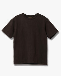 Studio D'Artisan 8198 Amami Mud-Dyed Loopwheeled T-Shirt - Dark Brown