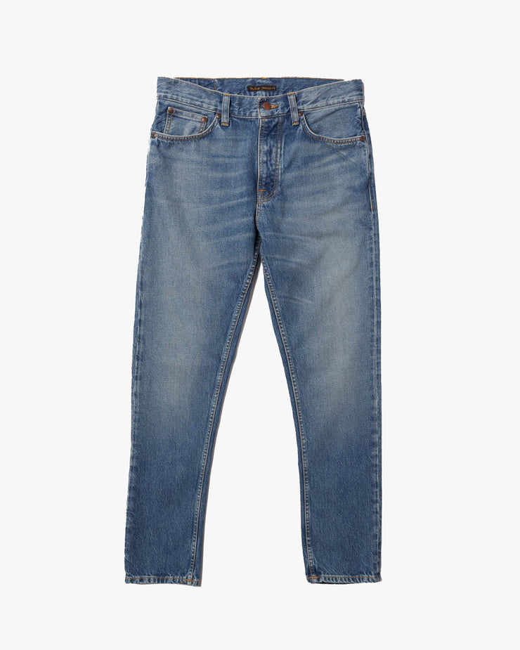 Nudie Steady Eddie II Regular Tapered Mens Jeans - Blue Haze