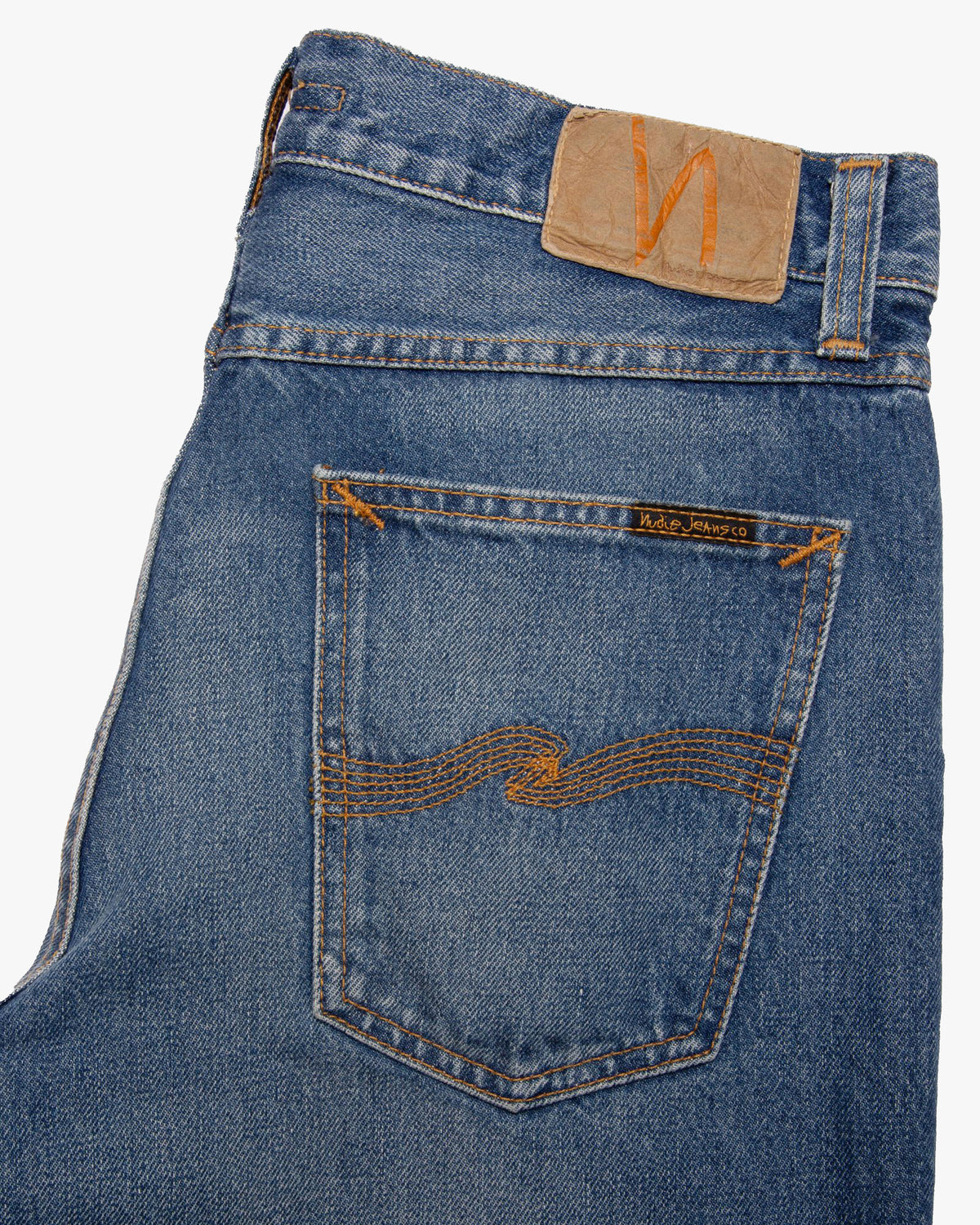 Nudie Steady Eddie II Regular Tapered Mens Jeans - Blue Haze | Nudie Jeans Jeans | JEANSTORE