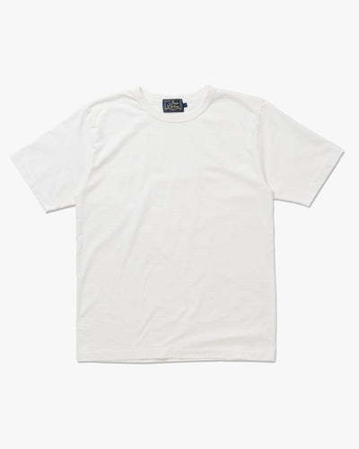 Studio D'Artisan 8204 Ishikawadai Knit Jersey Tee - White