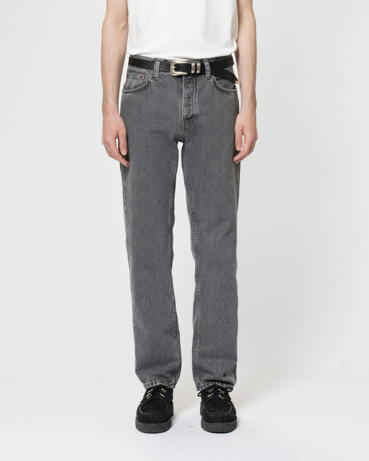 Nudie Rad Rufus Regular Straight Mens Jeans - Ash Grey