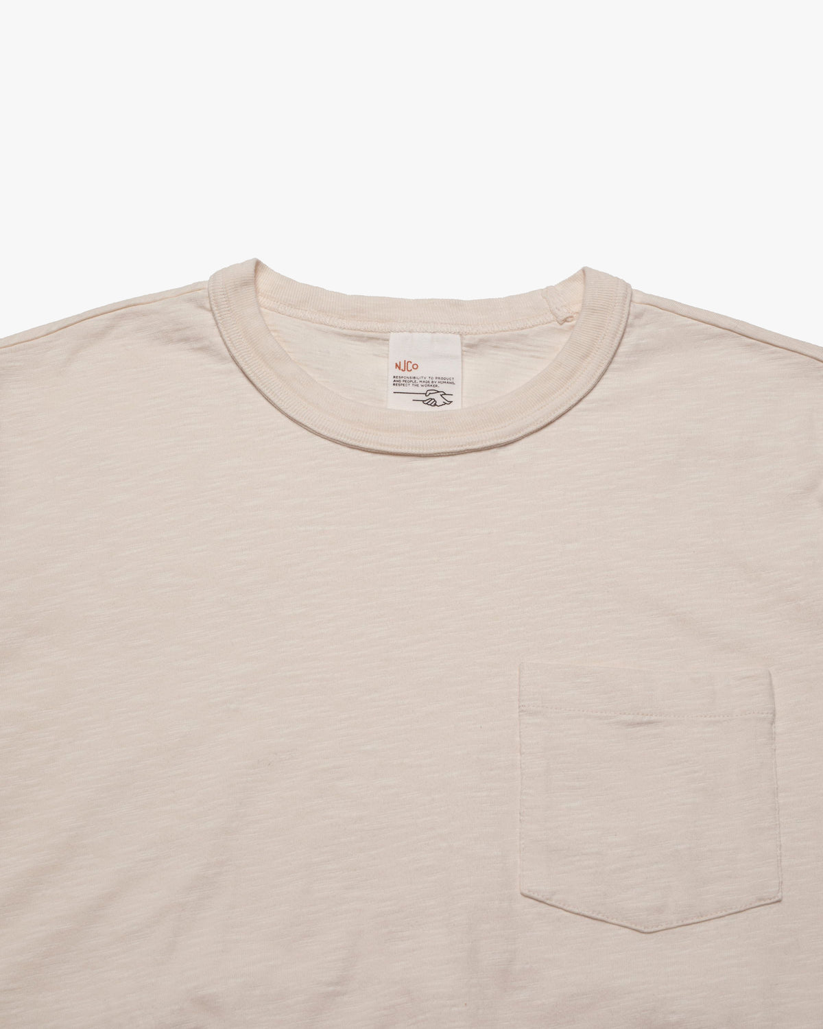 Nudie Jeans Roy Heavy Slub Tee - Ecru | Nudie Jeans T Shirts | JEANSTORE