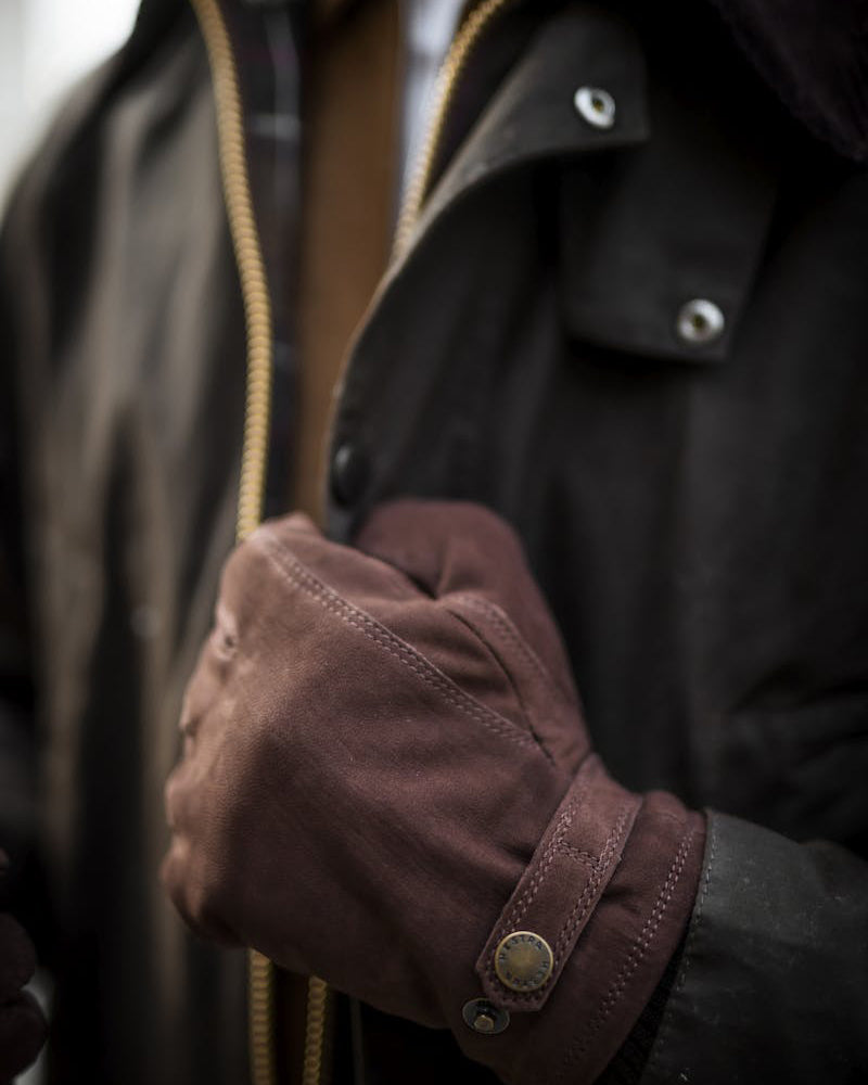 Hestra Bergvik Nubuck Goatskin Gloves - Espresso