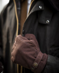 Hestra Bergvik Nubuck Goatskin Gloves - Espresso
