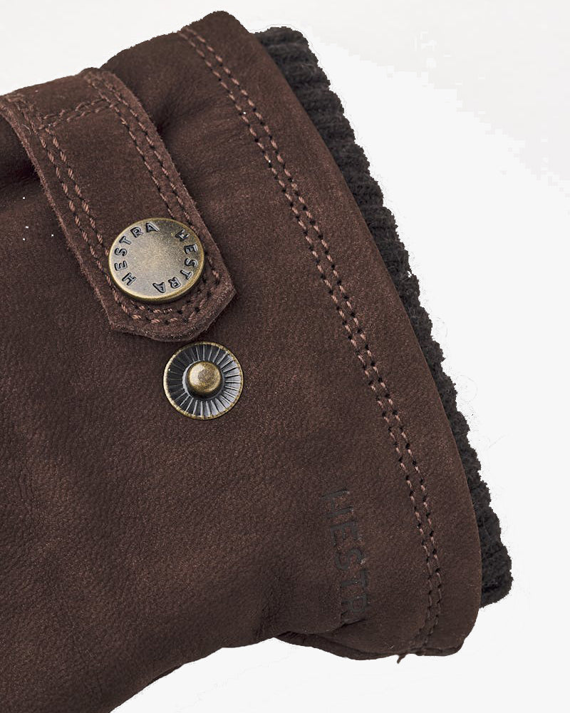 Hestra Bergvik Nubuck Goatskin Gloves - Espresso