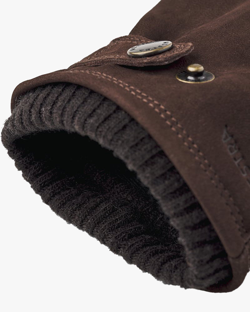 Hestra Bergvik Nubuck Goatskin Gloves - Espresso