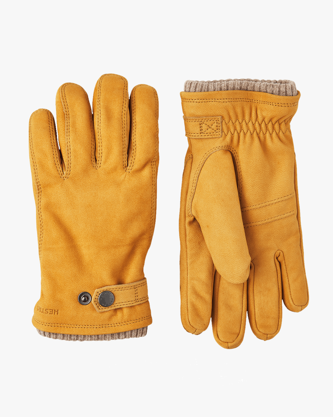 Hestra Bergvik Nubuck Goatskin Gloves - Tan | Hestra Gloves | JEANSTORE