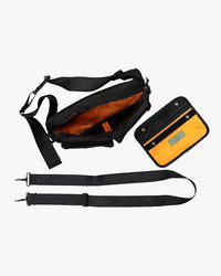 Porter-Yoshida & Co. Force 2-Way Waist Bag - Black | Porter-Yoshida & Co. Bags | JEANSTORE