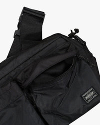 Porter-Yoshida & Co. Force 2-Way Waist Bag - Black | Porter-Yoshida & Co. Bags | JEANSTORE